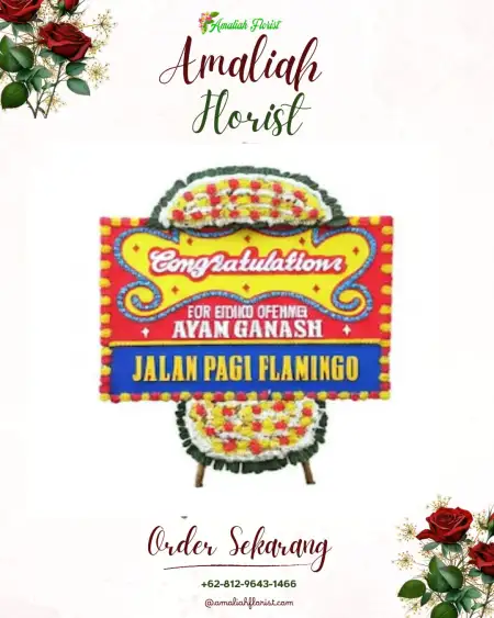 Sewa Papan Bunga Bantar Waru